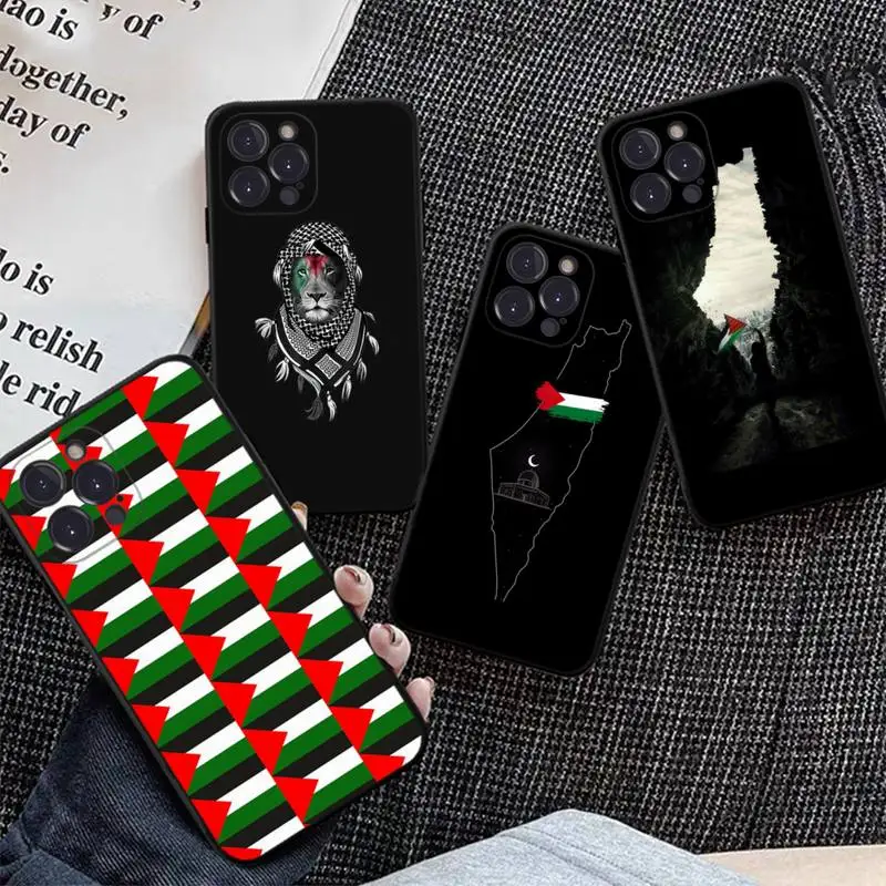 

Palestine Flag Phone Case For iPhone 14 11 12 13 Mini Pro Max 8 7 6 6S Plus X SE 2020 XR XS Funda Case