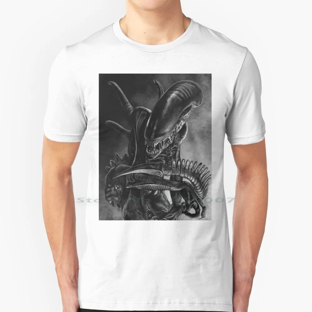 

Xenomorph T Shirt 100% Cotton Xenomorph Tired Space Galaxy Handdrawn Artist Artful Art And Pessimistic My Daddys Truck Are Real