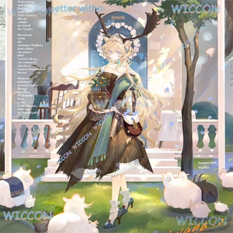 Фото Аниме игровой персонаж Arknights Viviana Durin косплей костюм полный комплект от Ognisko официальный наряд Хэллоуин вечерние платье Impact №4