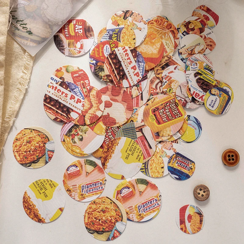 100 шт. Набор круглых наклеек Dimi специальные бумажные стикеры для музыкальных нот