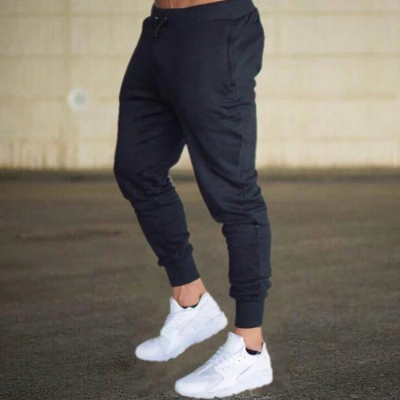 New Jogging Pants Men Sport Sweatpants Running Pants Pants Men Joggers Cotton Trackpants Slim Fit Pants Bodybuilding Trouser