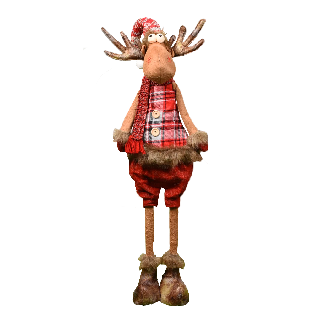 

Рождественская фигурка лося из ткани