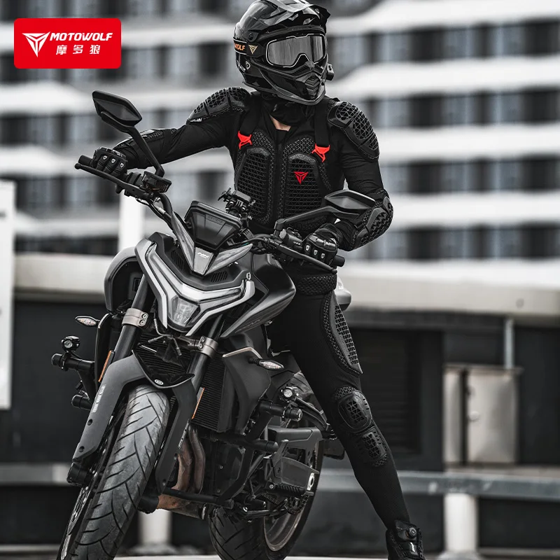 Motowolf мотоцикл четыре сезона анти-падение броня для верховой езды оборудование