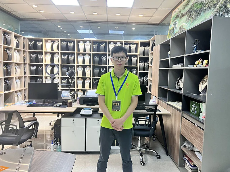 Мужское ожерелье из серебра 925 пробы с муассанитом 18/20 мм