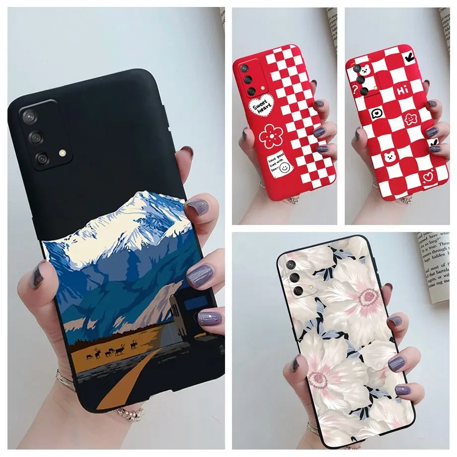 Ins стиль дизайн OPPO A74 A94 4G телефон чехлы Обложка Модный новый узор Быстрая доставка