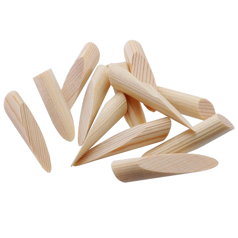 Набор Из 50 Карманных Конических Деревянных Заглушек 9 5x45 Мм Для Отверстий