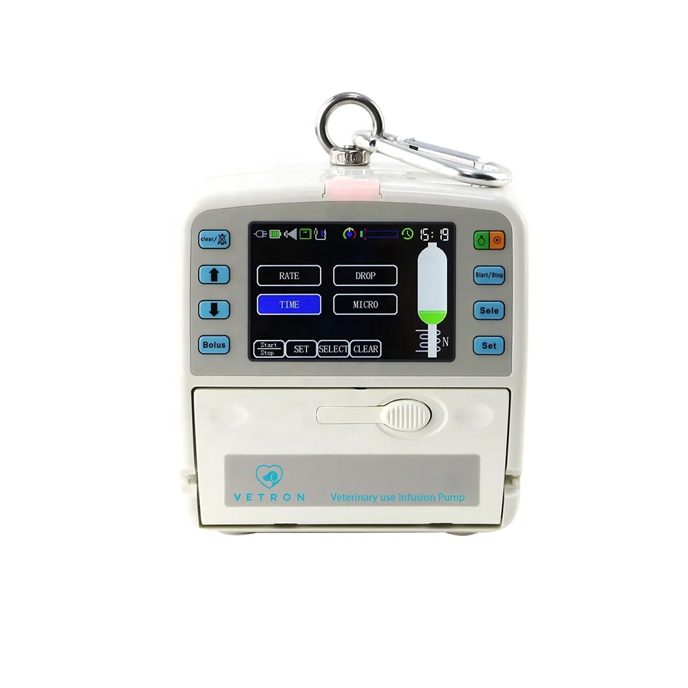 

MT-IP1200V 4.3inch LCD Touchscreen Veterinary Infusion Pump with liquid warming function Vet Infusion Pump