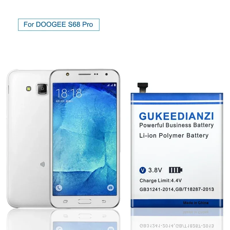 Фото Аккумулятор для мобильного телефона DOOGEE S68 Pro (S68 Pro) с высокой емкостью 6850 мАч, модель BAT19M116300 №5