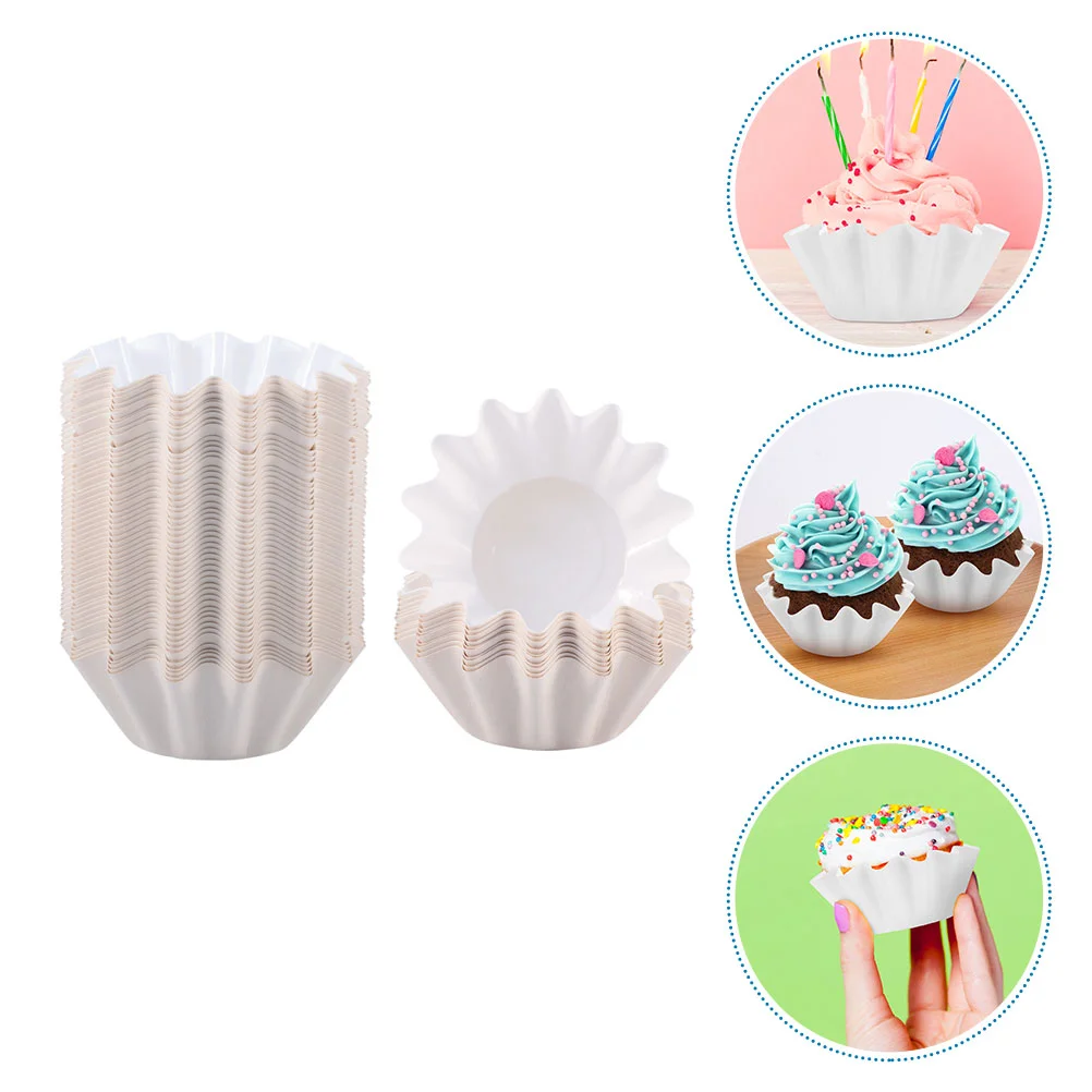 

150Pcs Decorative Cake Grease-proof Paper Cups Baking Cups Cup Cake Supplies