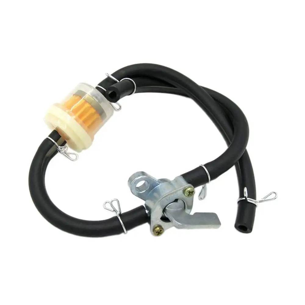 

Universal Motorcycle Gasoline Fuel Filter Kit With Oil Plug Valve Switch 6mm Fuel Pipe Oil Filter Cilp Replacement Parts