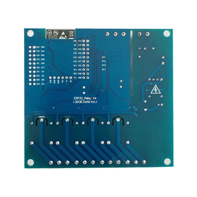 AC 220 В/Φ ESP32 WIFI Bluetooth BLE четырехканальный модуль R elay I/O порт DC5-30V плата разработки
