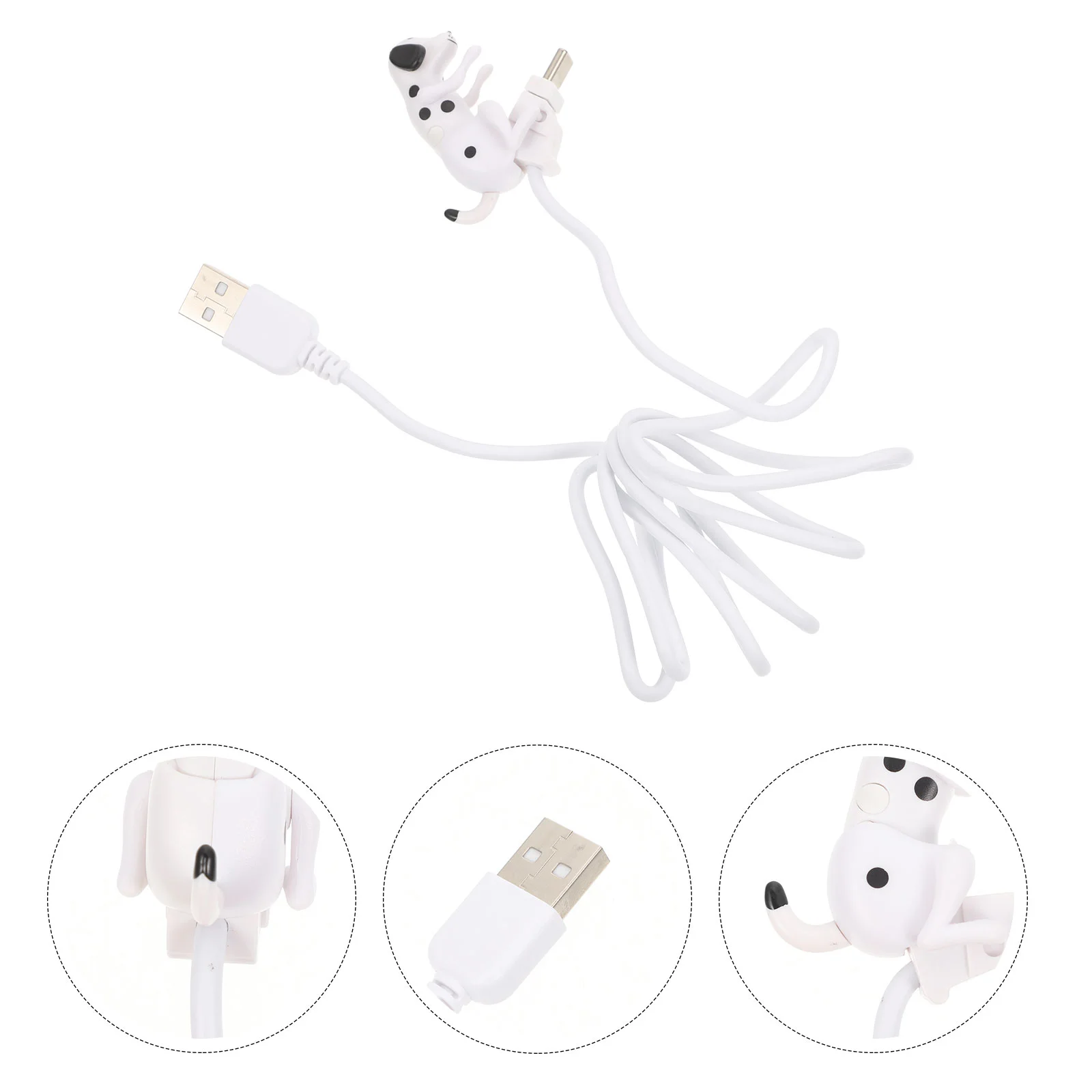 

Puppy Data Cable Charging Type- Phone Adapter Telephone Interface Plastic USB