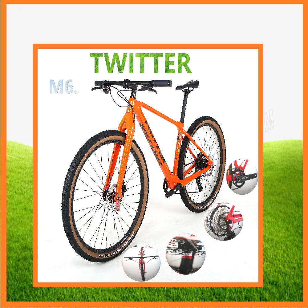 

TWITTER latest carbon fiber mountain bike NX-11speed carbon fiber fork MTB bike mountain bike 29 bicycles for men bicicleta 29
