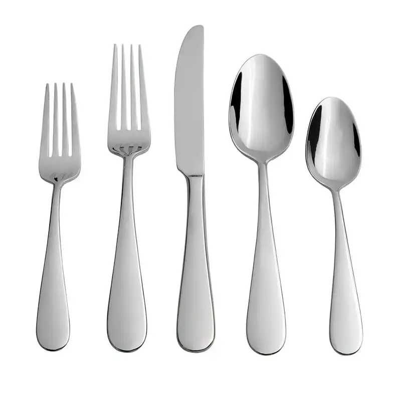 

40-Piece Silverware Set with Caddy, Service for 8
