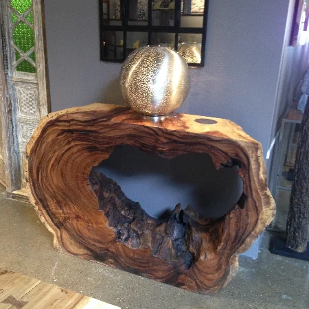 В наличии большой столик-Консоль неправильной формы деревянный обеденный стол