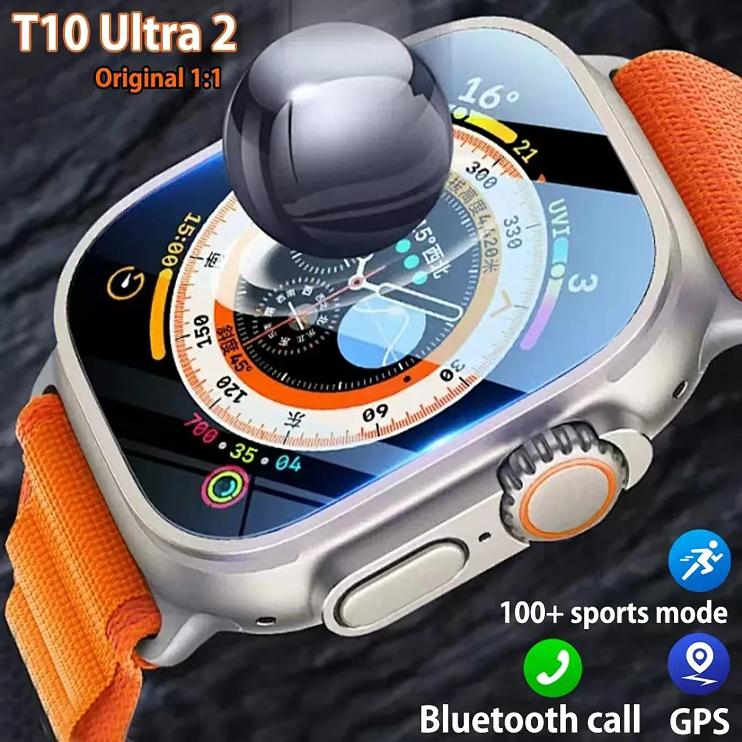 T10 U2 Смарт-часы Ultra IWO Series 8 NFC BT Call 2