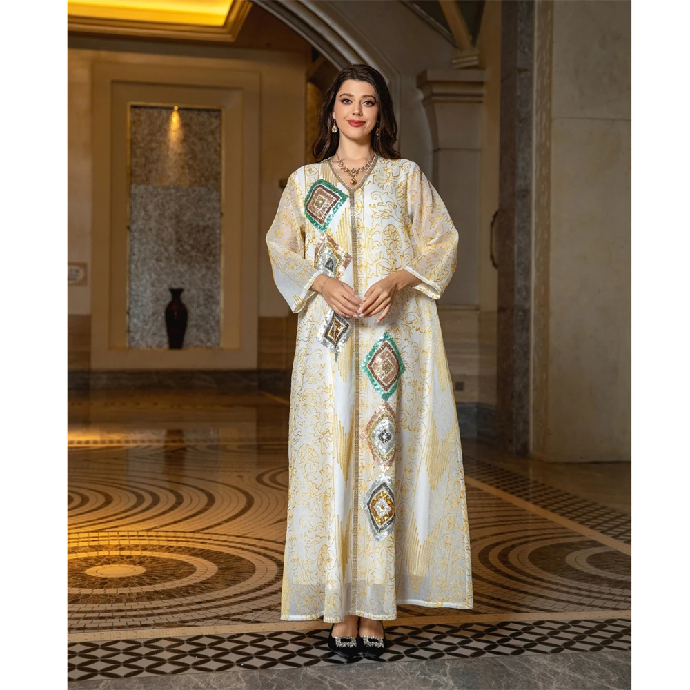 Ид Рамадан Абая Дубай Арабский Турция Ислам Мусульманское Длинное Платье