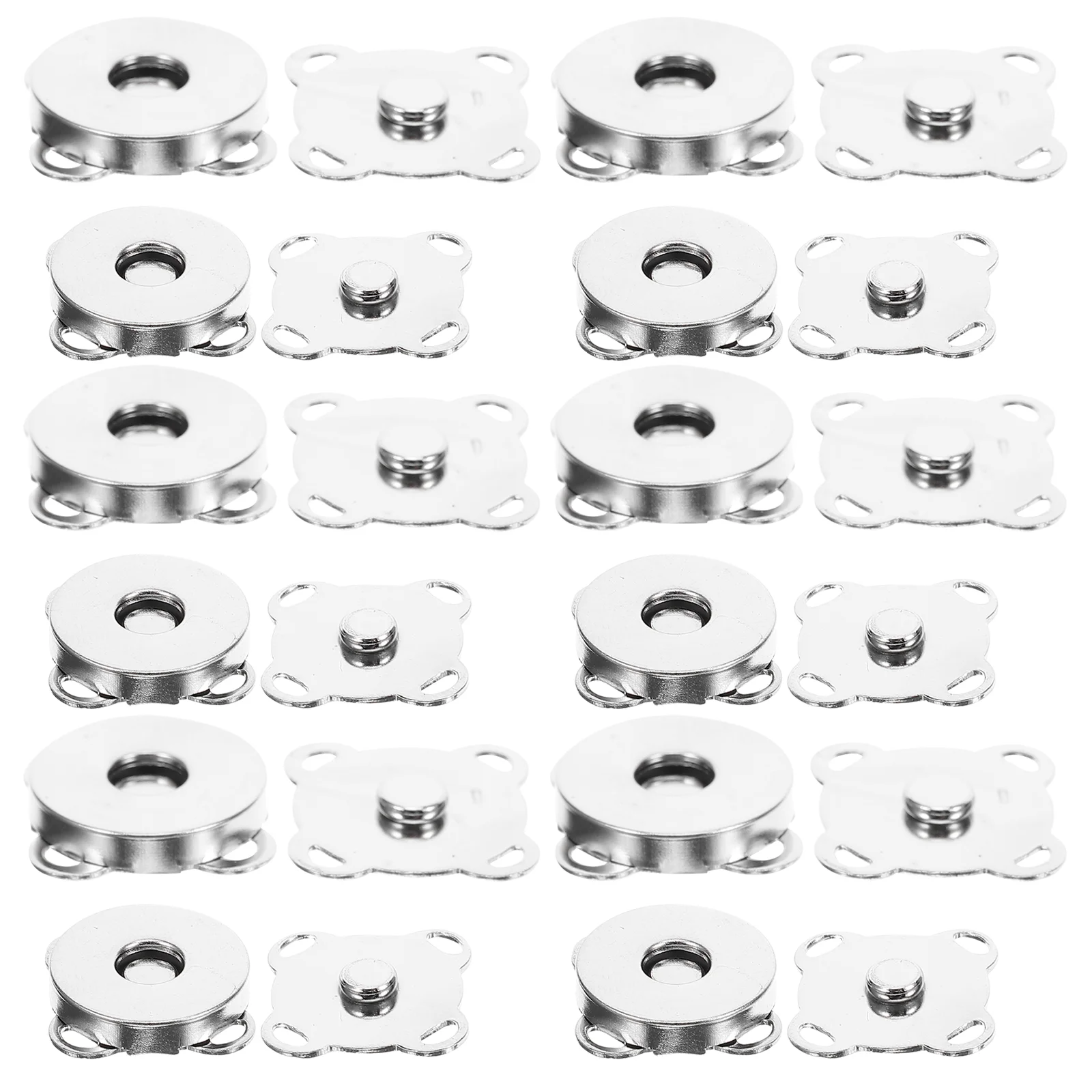 

40pcs Magnetic Snaps Buttons Clothes Snap Closures Sewing On Closure Fasteners for Purse DIY Craft