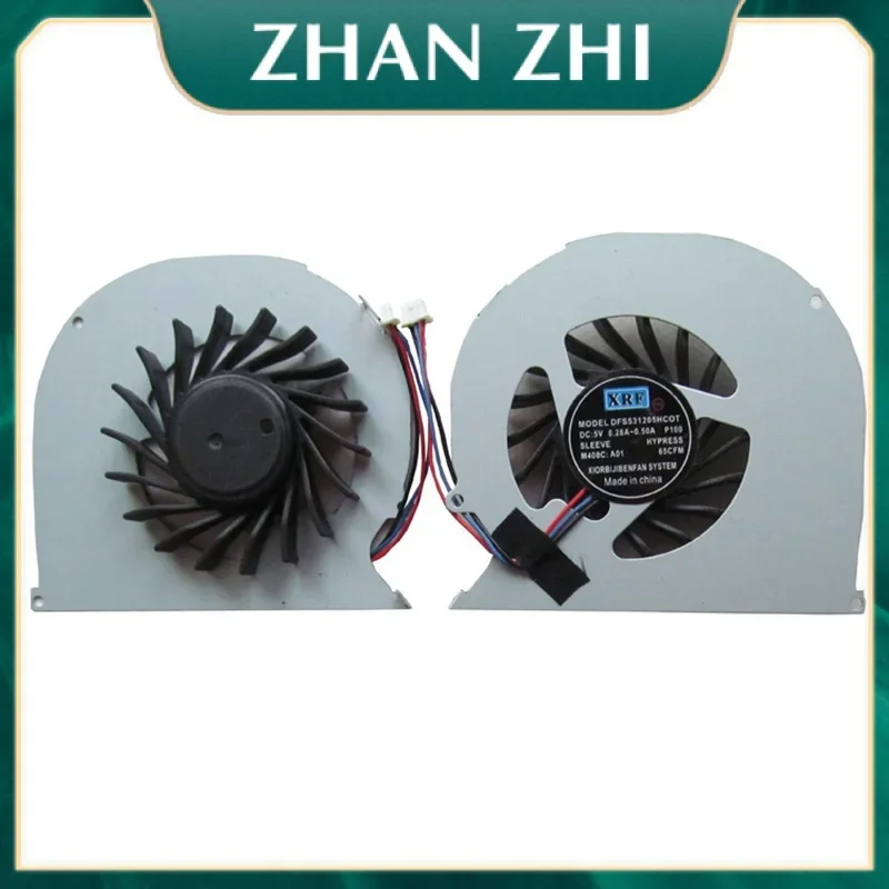 Новый кулер для ноутбука охлаждающий вентилятор процессора и графического Dell 15R