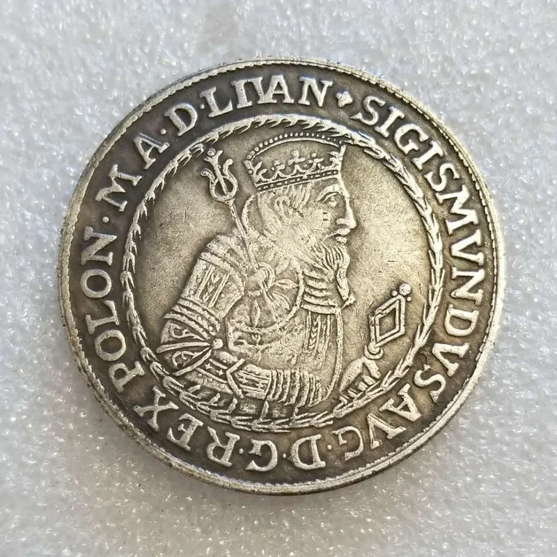 

Litwa-Thaler, Посеребренная латунная памятная Коллекционная монета 1567 пробы, подарок, монета на удачу