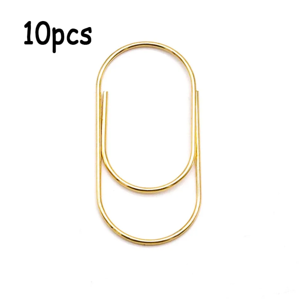 10 шт. канцелярские принадлежности большие широкие скрепки для бумаг 50 мм простые