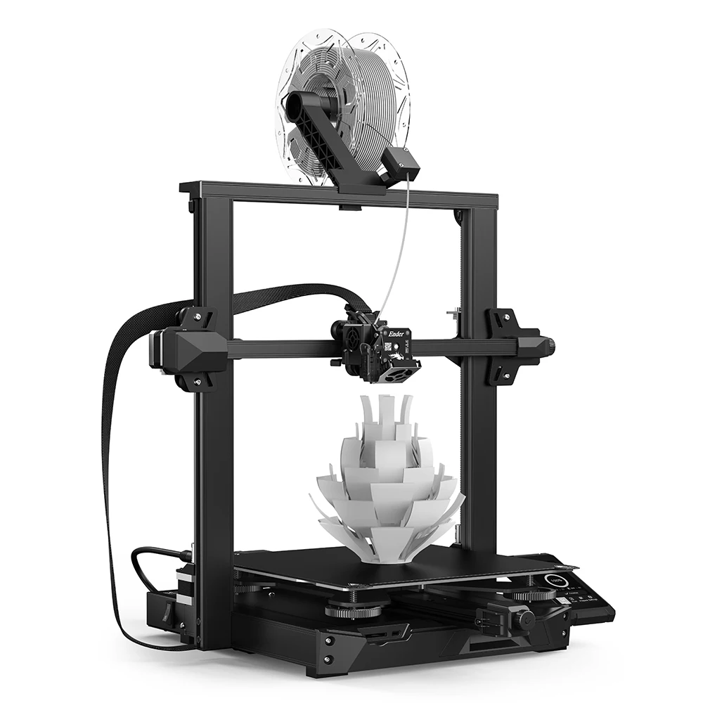 

Ender-3 S1 PLUS Creality 3D Printer 300*300*300mm Build Volume Sprite Dual-Gear Direct Extruder 4.3-inch 32Bit Silent CR Touch