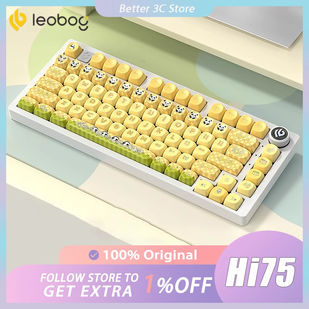 Клавиатура LEOBOG Hi75 Механическая Проводная из алюминиевого сплава