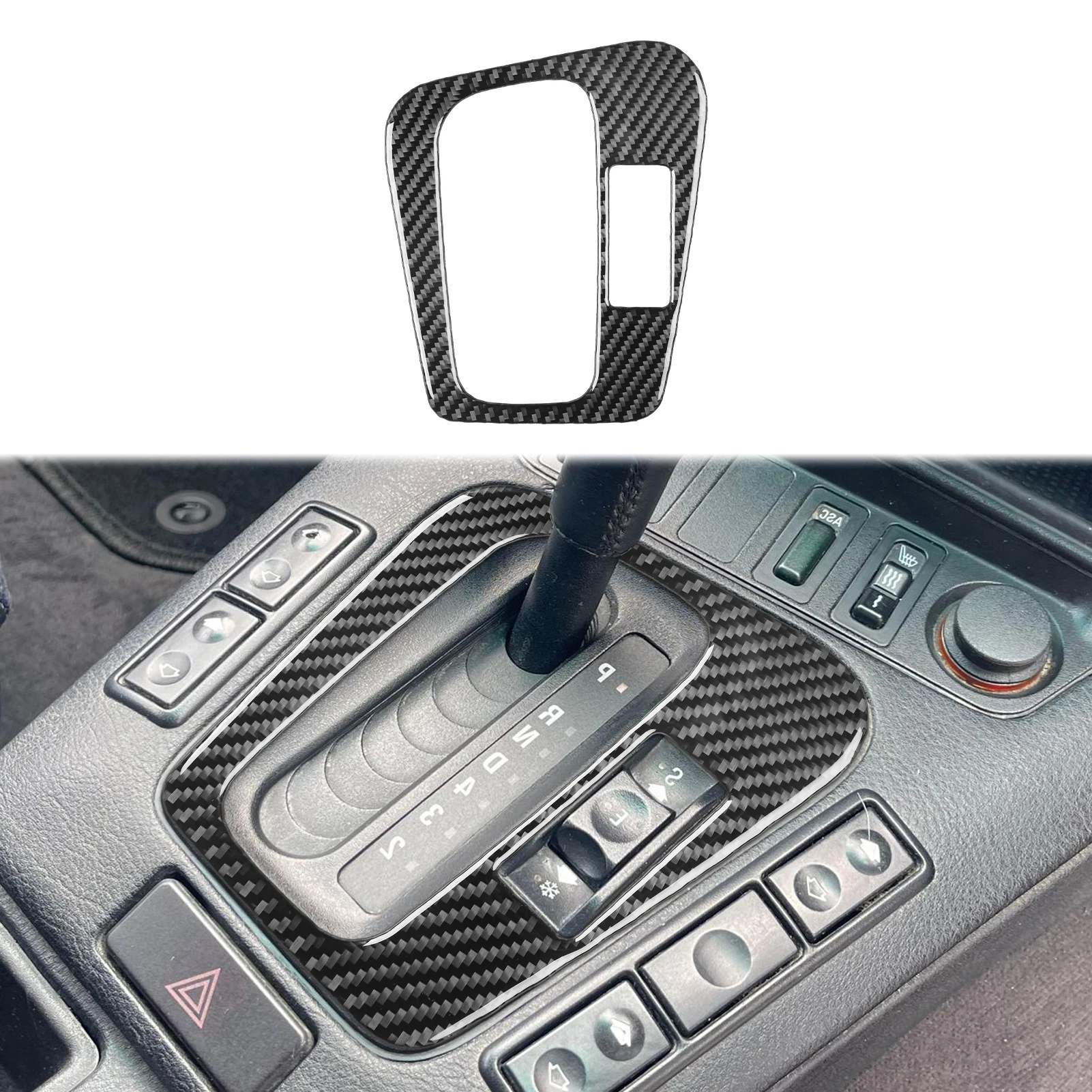 Аксессуары для интерьера BMW 3 серии E36 1994-1996 автомобильная консоль из углеродного