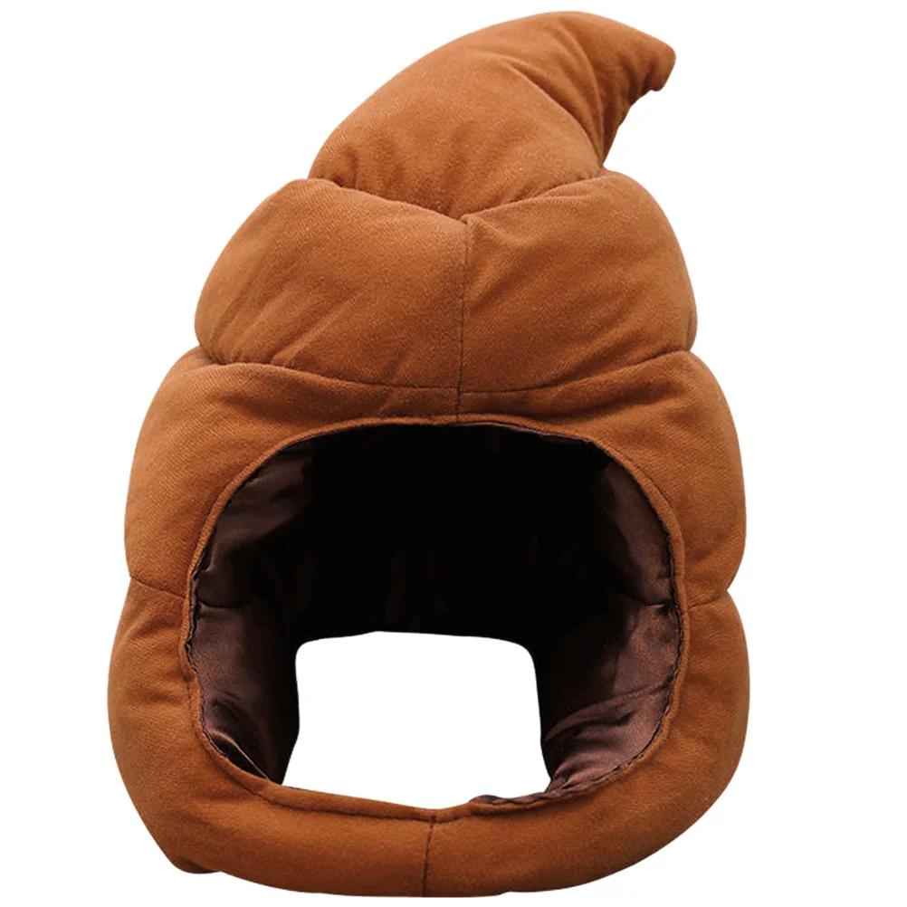 

Funny Hat Cotton Costume Cosplay Carnival Party Dress-up Cartoon Festival Poop Headgear
