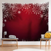 christmas tree snow festival wall tapestry psychedelic funny luxury trippy fantasy aesthetic art bedroom living room decorations