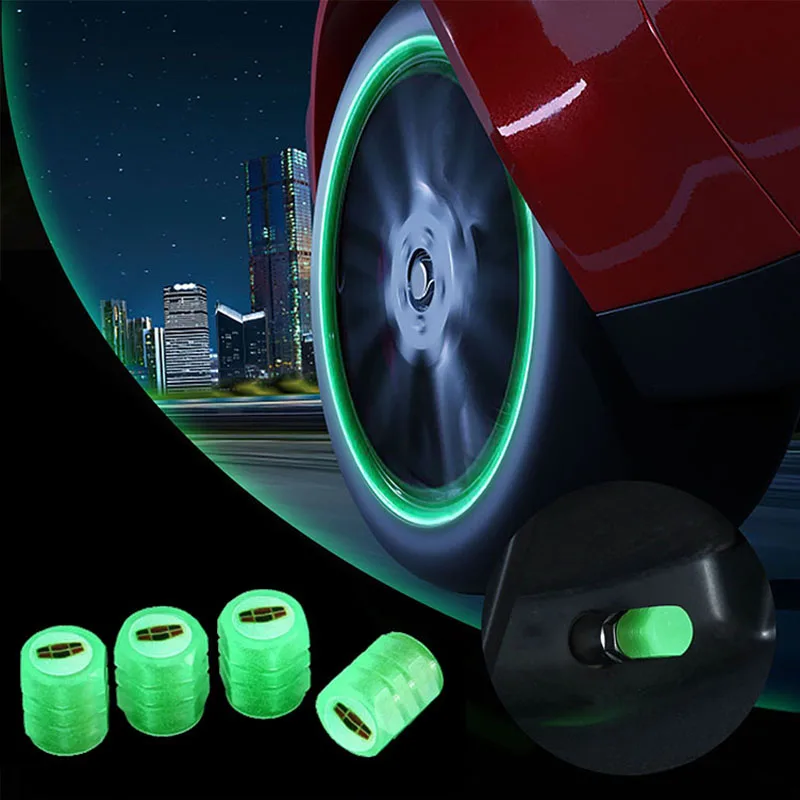 4 шт. колпачок клапана автомобильной шины светящаяся крышка сердечника клапана универсальная для Geely Emgrand X7 EC7 EC8 GE GT EV8 EX7 Atlas Boyue CK2 GC6 NL3