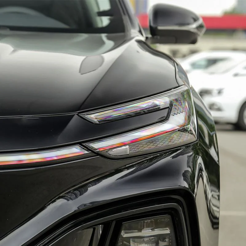 Автомобильные передние фары дымчатый черный цвет наклейка для ремонта от