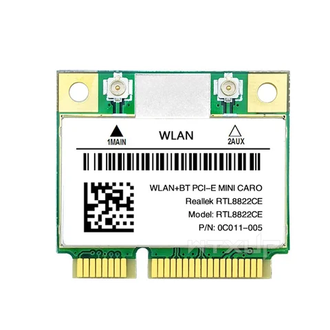 Модно! RTL8822CE 1200 Мбит/с 2, 4G/5Ghz 802.11AC Wi-Fi сетевая карта Mini PCIe Bluetooth 5, 0 Поддержка ноутбука/ПК Windows 10/11