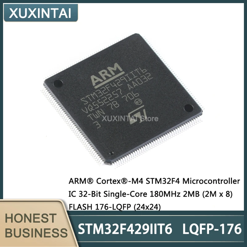 

1~5Pcs New Original STM32F429IIT6 STM32F429 LQFP-176 MCU Microcontroller IC 32-Bit 180MHz 2MB (2M x 8) FLASH