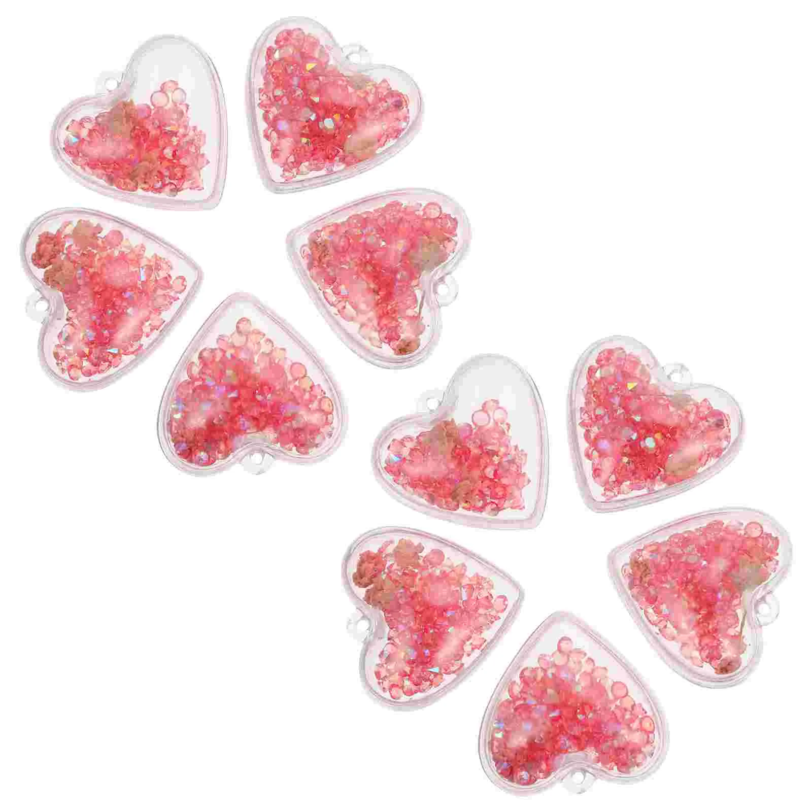 

Charms Heart Pendant Jewelry Making Resin Crystal Flower Dried Accessories Supplies Bracelet Findings Diy Charm Vintage Earrings