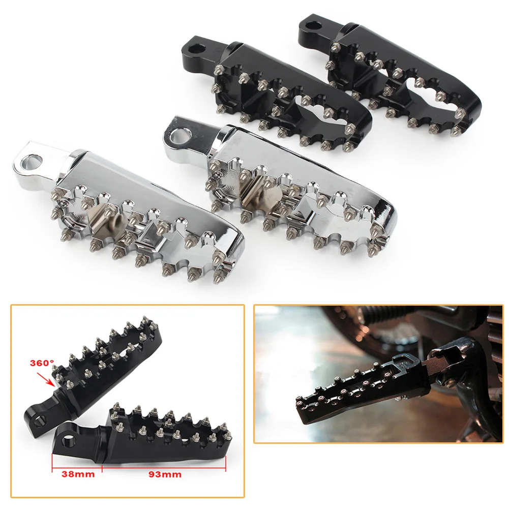 2 шт. задние подножки мотоцикла подставка для ног Harley Davidson Sportster XL883 XL1200R XG500 XG750 Dyna MH