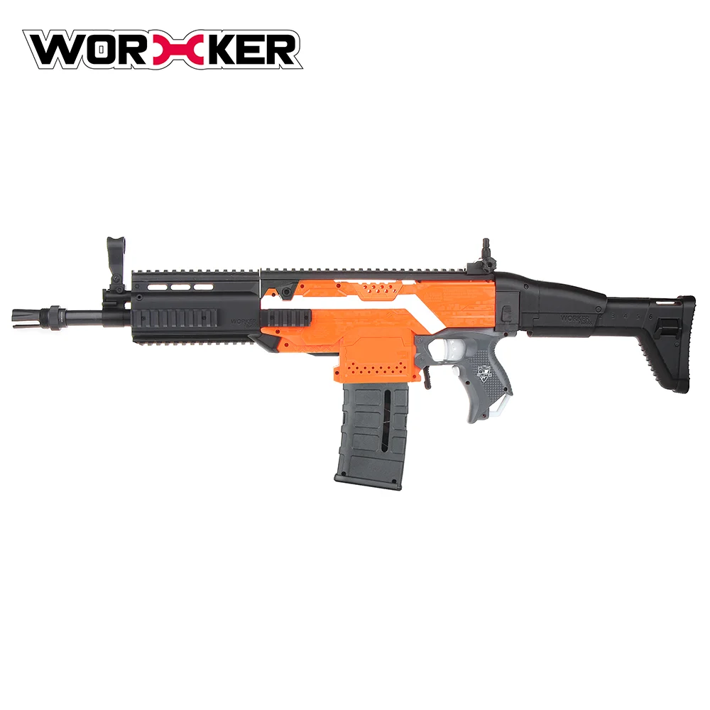 

Worker STF-W003 FN SCAR Toy Gun shooting Soft Bullets Plastic Gun Toy for Boys and Girls