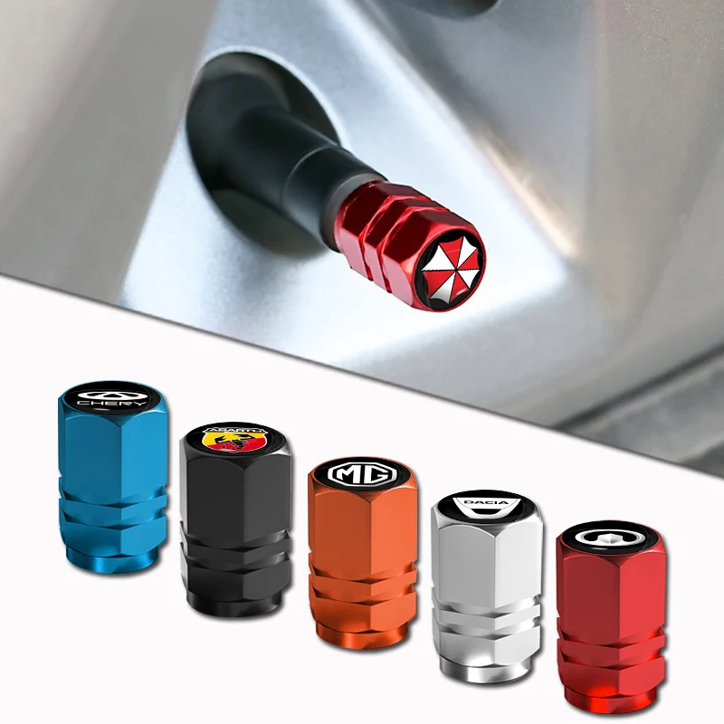 

4pcs Car Logo Five-color Metal Tyre Valve Caps for Buick Regal 2018 Verano Gs Sail Encore Enclave 2011 Excelle 2021 Accessories