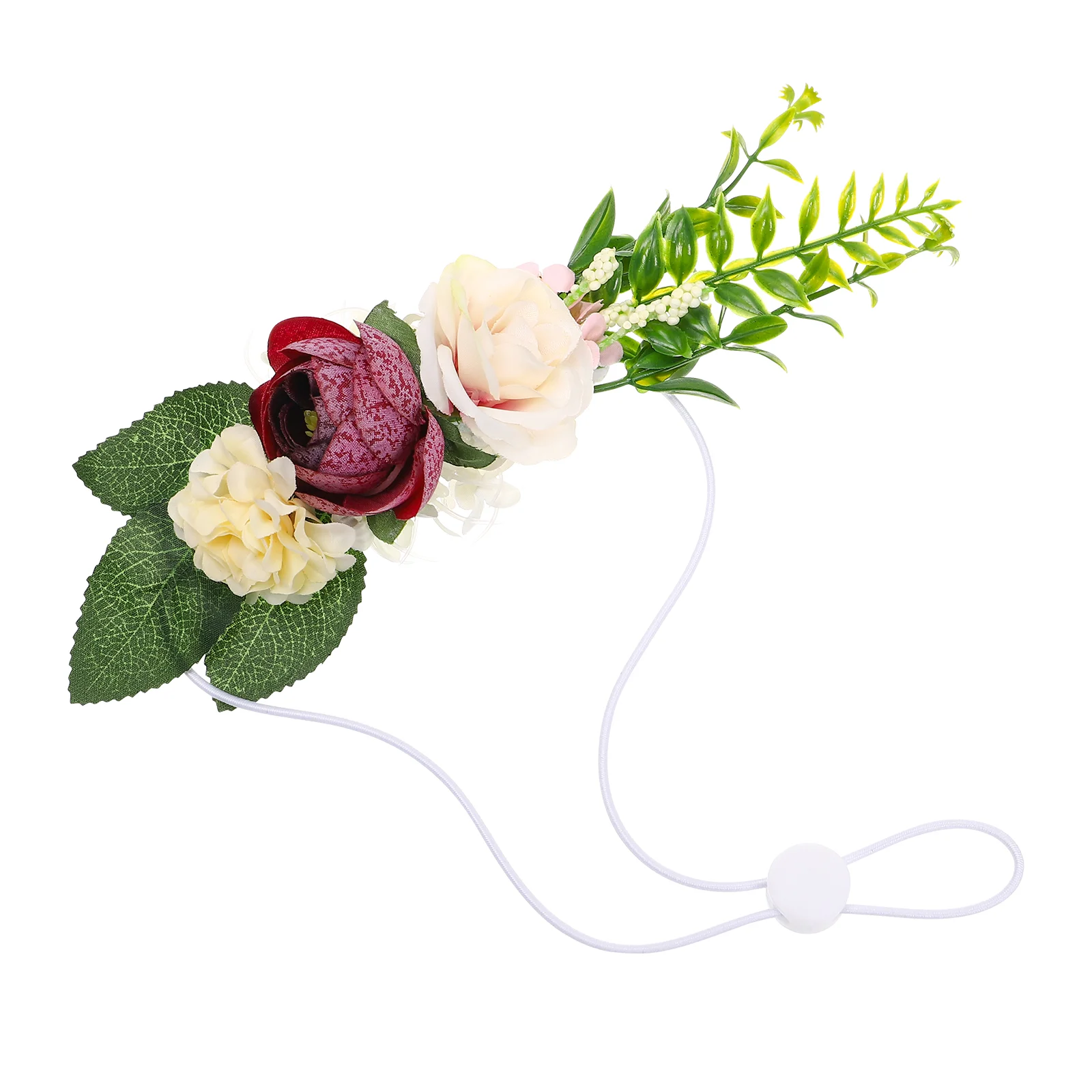 

Dog Flower Headband Wreath Cat Pet Garland Dogs Beach Headwear Hat Hats Costume Headbands Goddess Bands Hair Girls Headpiece Red