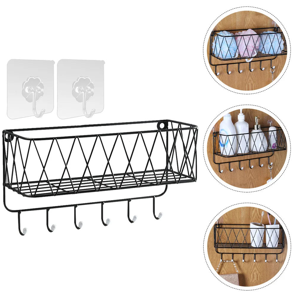 

Home Storage Bathroom Basket Wall Rack Shelf Winecup Stand Supplies Accessories