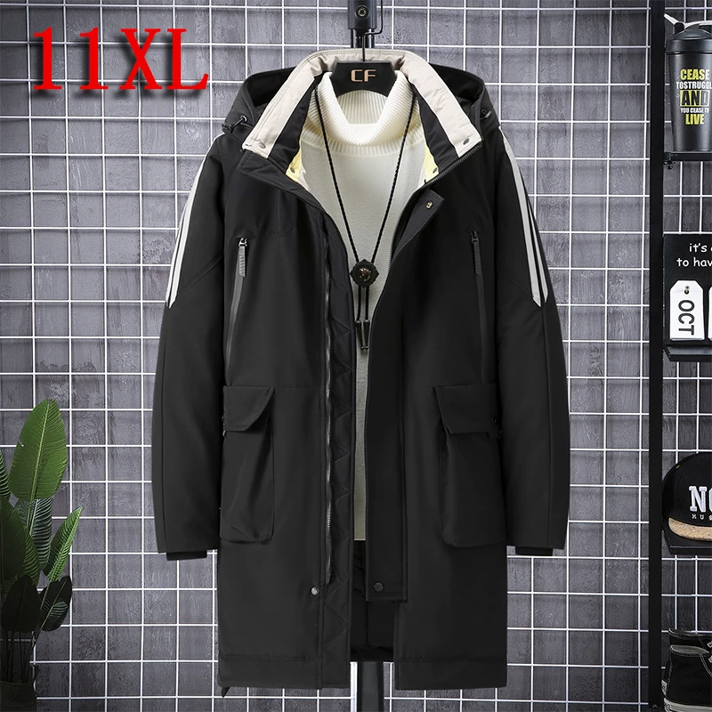 New Autumn And Winter Fashion Men's Warm Parkas Streetwear Cotton Coats Male Jackets Solid Windproof Padded Coat Mens Clothing