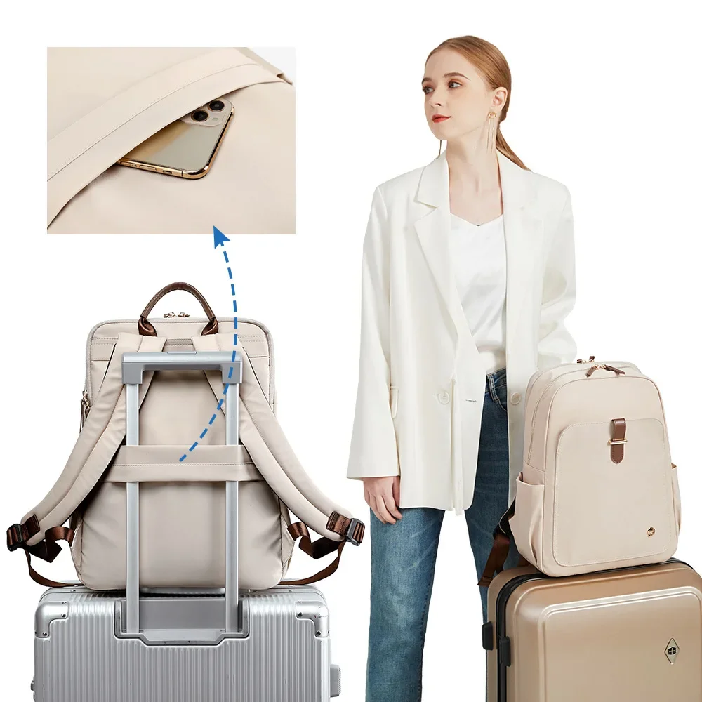 Брендовый рюкзак сумка для ноутбука 13 14 15 16 дюймов водонепроницаемый женский