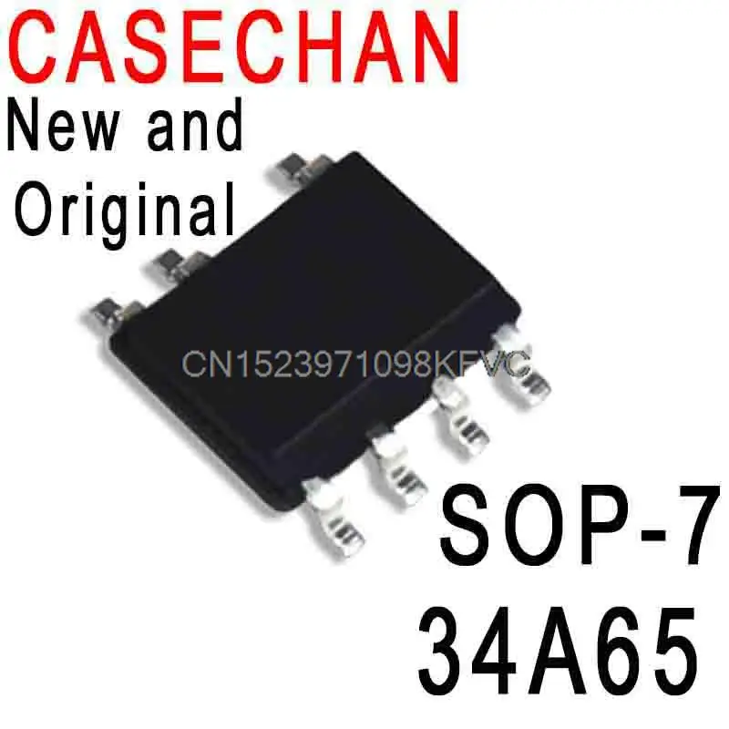 5 шт., новый и оригинальный чип управления питанием NCP1234AD65R2G MC34A65 SOP-7 SMD LCD