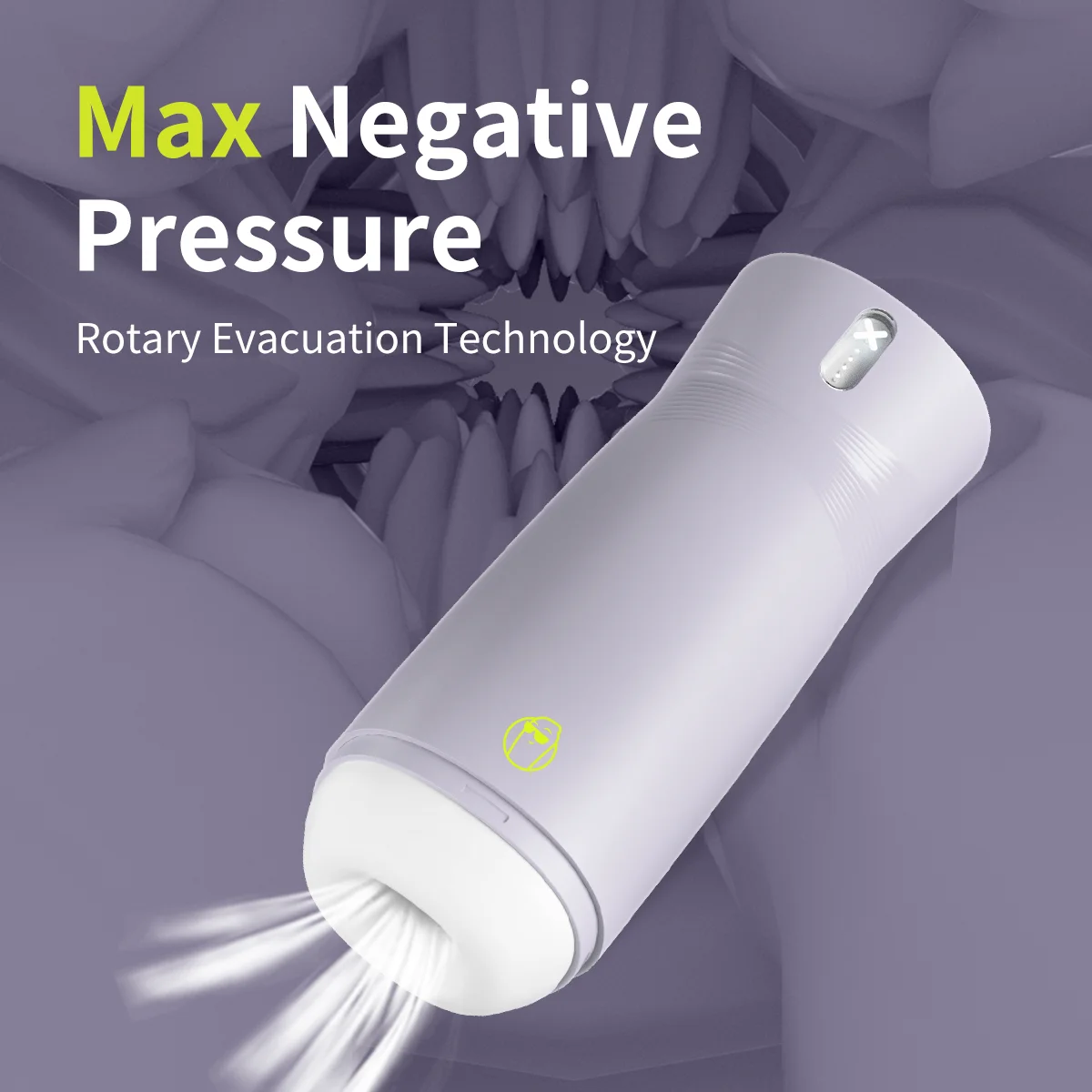 Электронная пневматическая чашка для мастурбации Jissbon