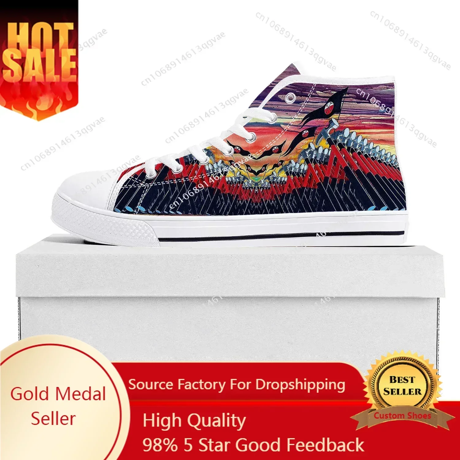 Женские и мужские кроссовки we's P-Pink высокие с надписью Just Two Lost The Wall F-Floyd обувь на