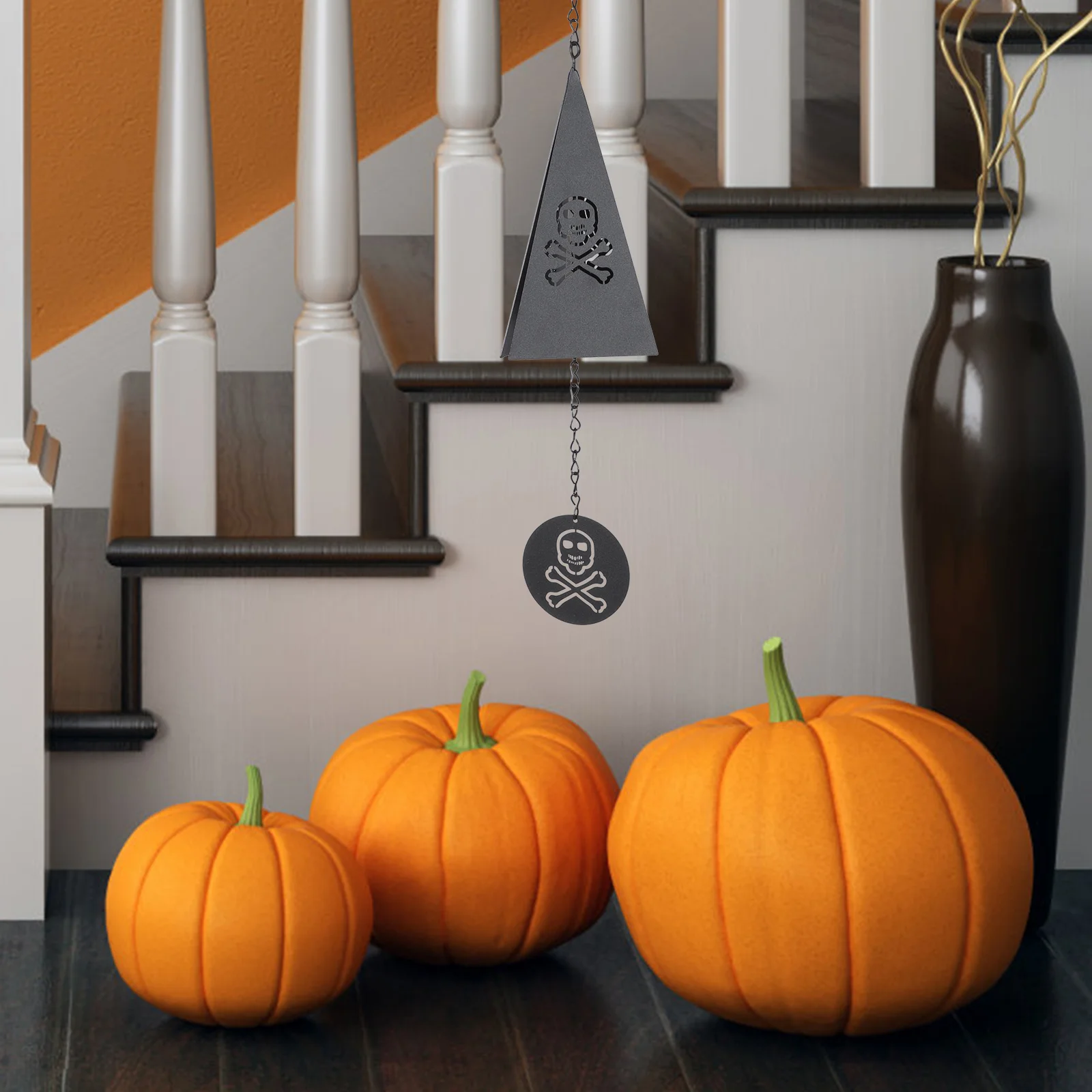 Креативный треугольный колокольчик на Хэллоуин уникальный орнамент кулон декор