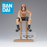 pre sale original bandai ace action figure grandline journey 17cm cartoon one piece character model collection ornament toys