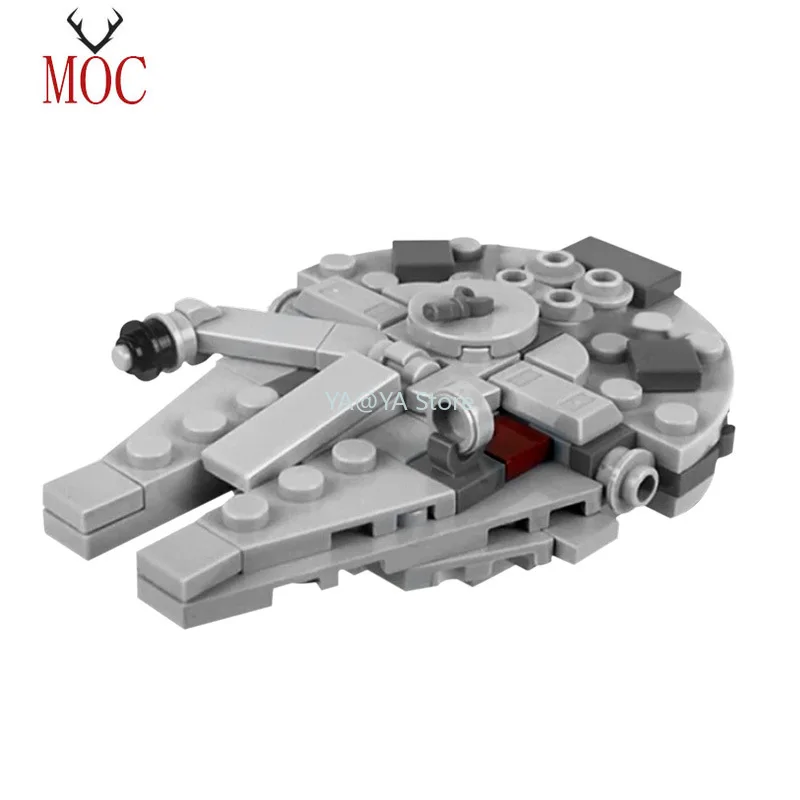 

MOC Star Ships War Mini Millennium Stinger Mantis Dock Shuttle Building Blocks Bricks Toys for Kids Children Christmas Gifts