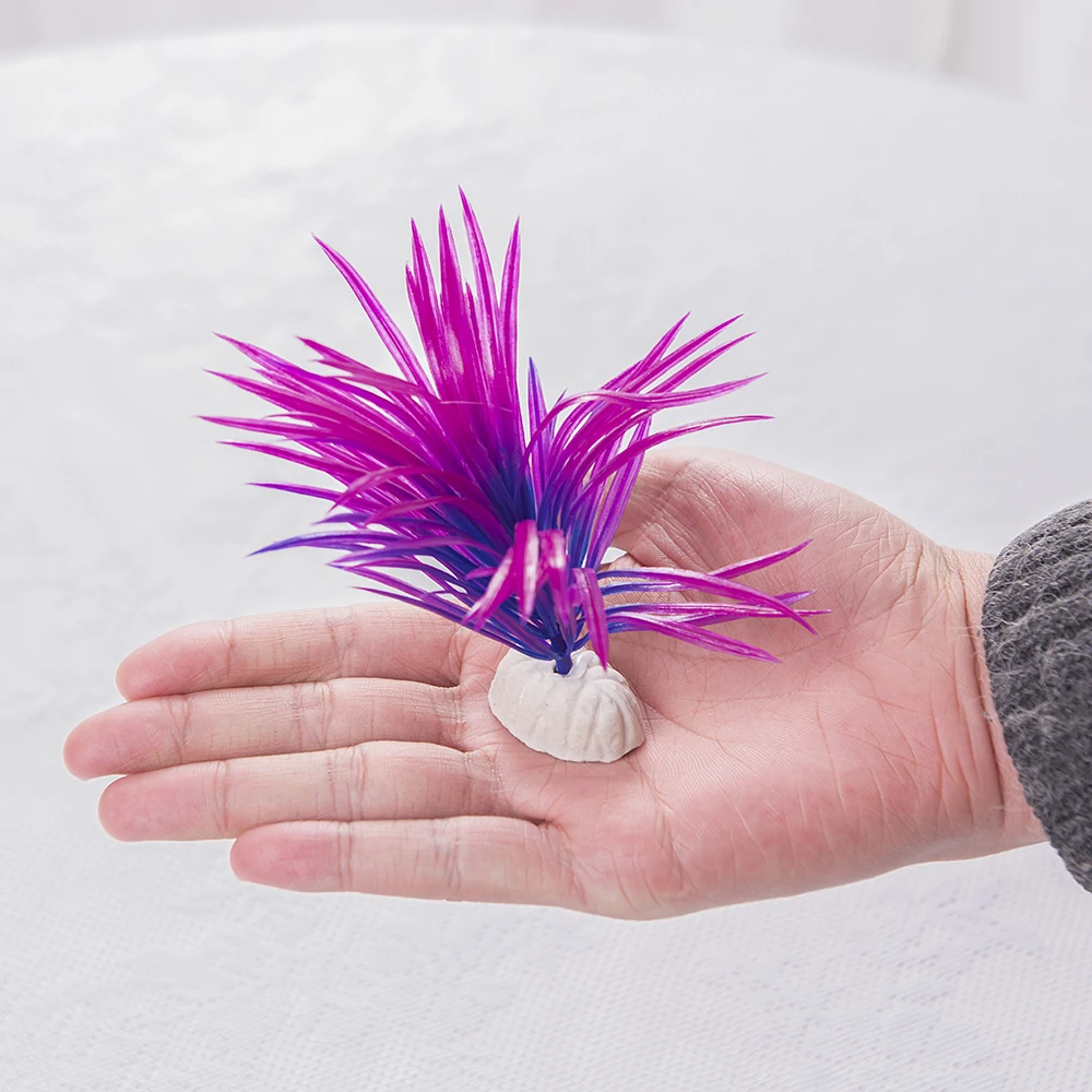 Искусственные растения в воде ландшафт аквариума пластиковые искусственные