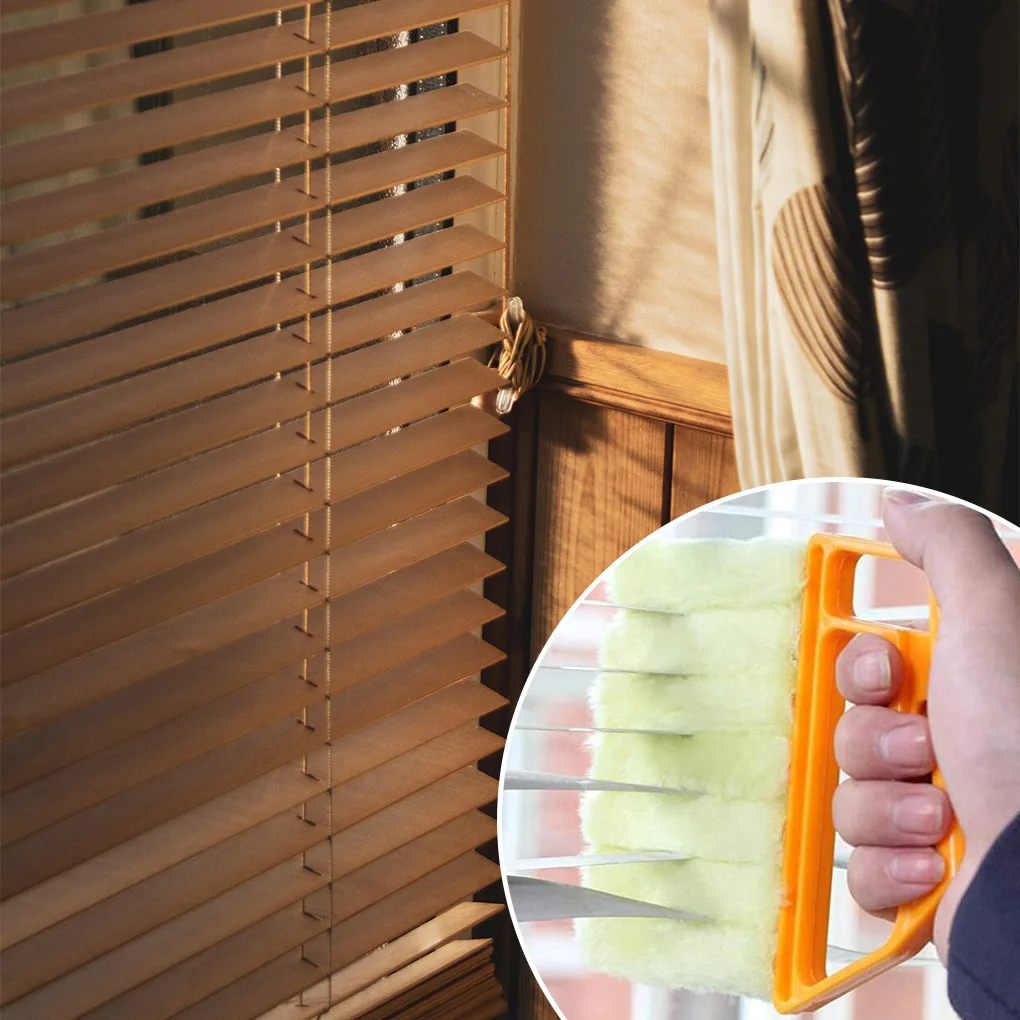 

Window Blind Cleaning Brush Ceiling Fan Louver Duster Handheld Sweeper Housekeeping Tools Households Office
